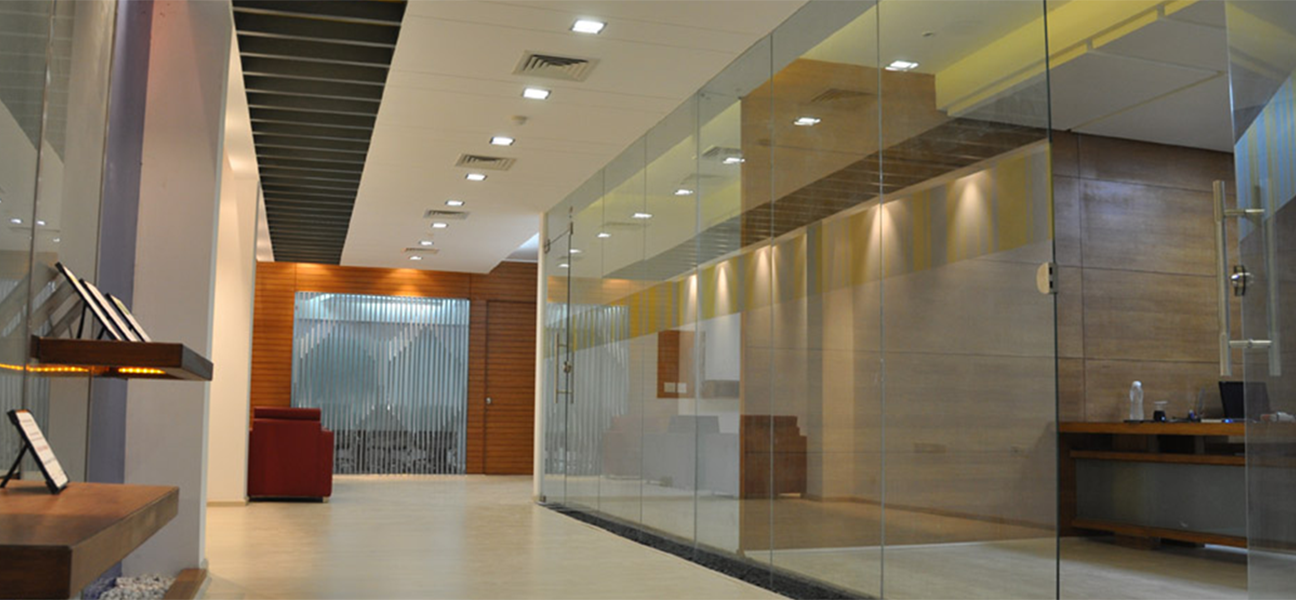 Higlance corporate office interior in Greater Noida by Next BC